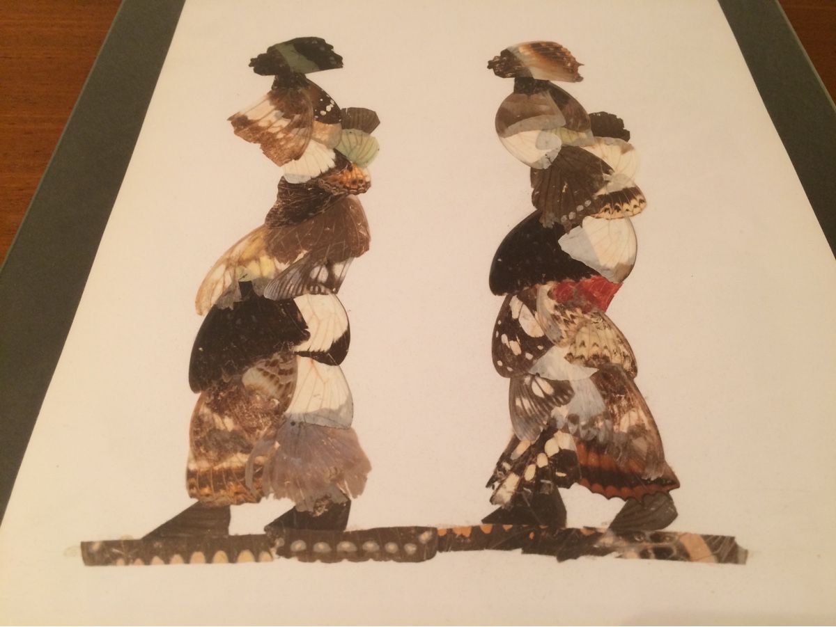 Gemälde: Collage aus Schmetterlingen vintage Mischtechnik Bild – Gebraucht aus Zürich von Vintagewiesel 2