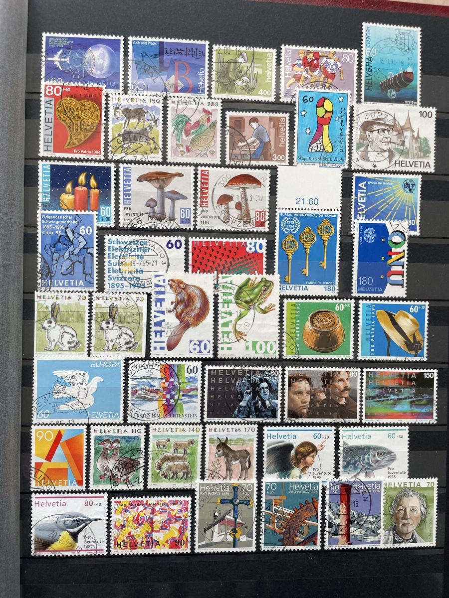 Alle Briefmarken: Schweiz CH ab 1988 5s – Gebraucht aus Cham von Diablo1232 3