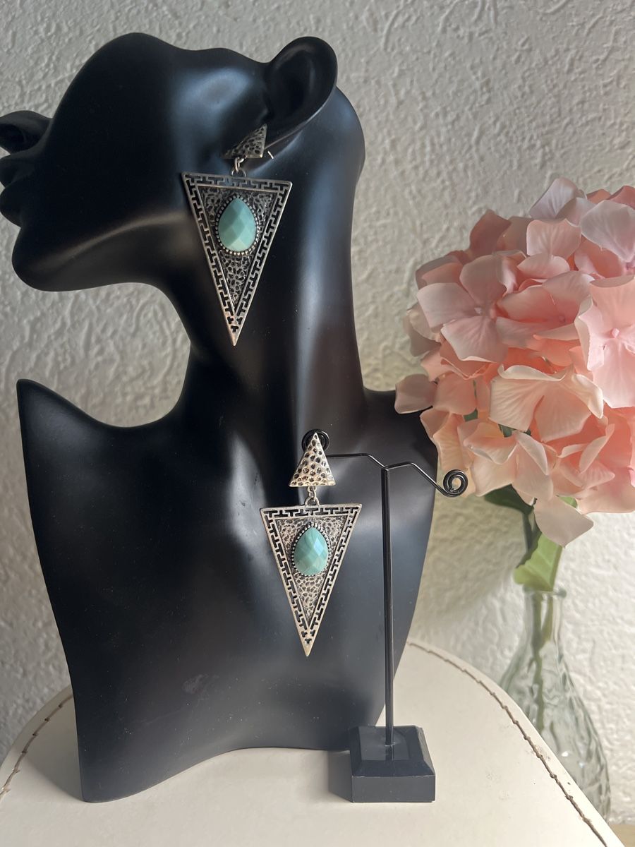 Orecchini pendenti & Orecchini a lobo: Ohrringe Türkis Boho Ethno – Usato da Seon venduto da Sunny-Schmuck78