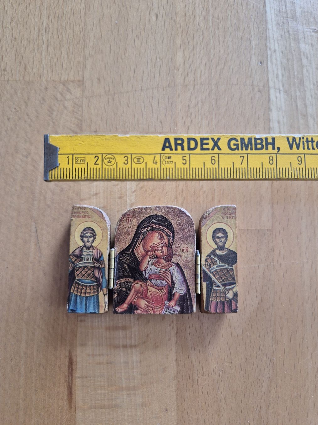 Sonstiger Schmuck: Kleines Holzheiligenbildchen klappbar – Gebraucht aus Vilters von Fleiflomi 2