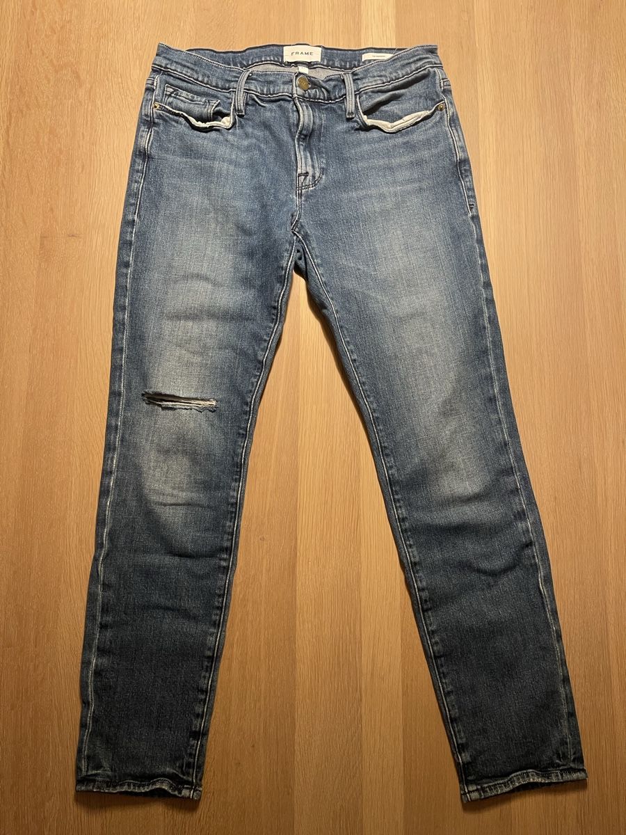 Jeans: Jeans Frame Le Garçon 27 – Usato da Commugny venduto da j1976 2