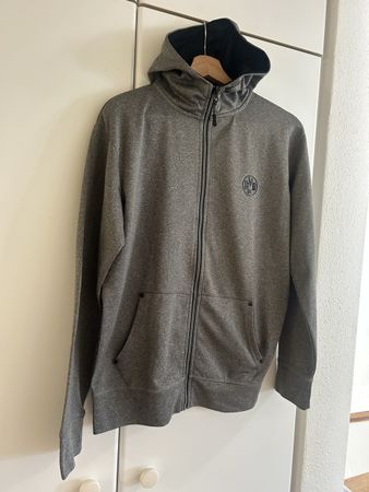 Kapuzenjacke BVB 09 grau mit Reissverschlus Grösse S