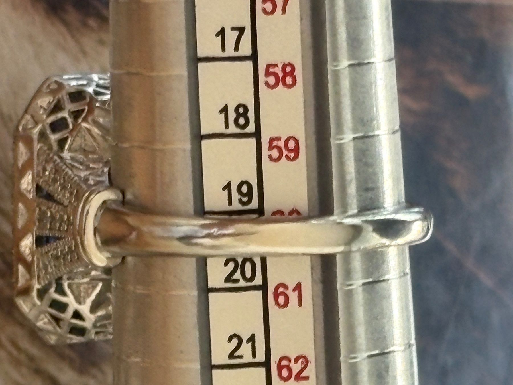 Anelli: Luxus Elegante Gr.19/9 Ring Farbe: Silber /blau – Nuovo (secondo la descrizione) da Biel-Bienne venduto da Roserosse13 8