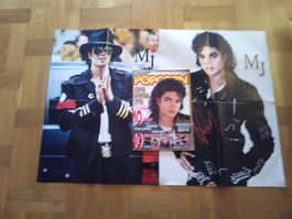 Michael Jackson Popcorn Poster + JUBILÄUMS - Zeitschrift