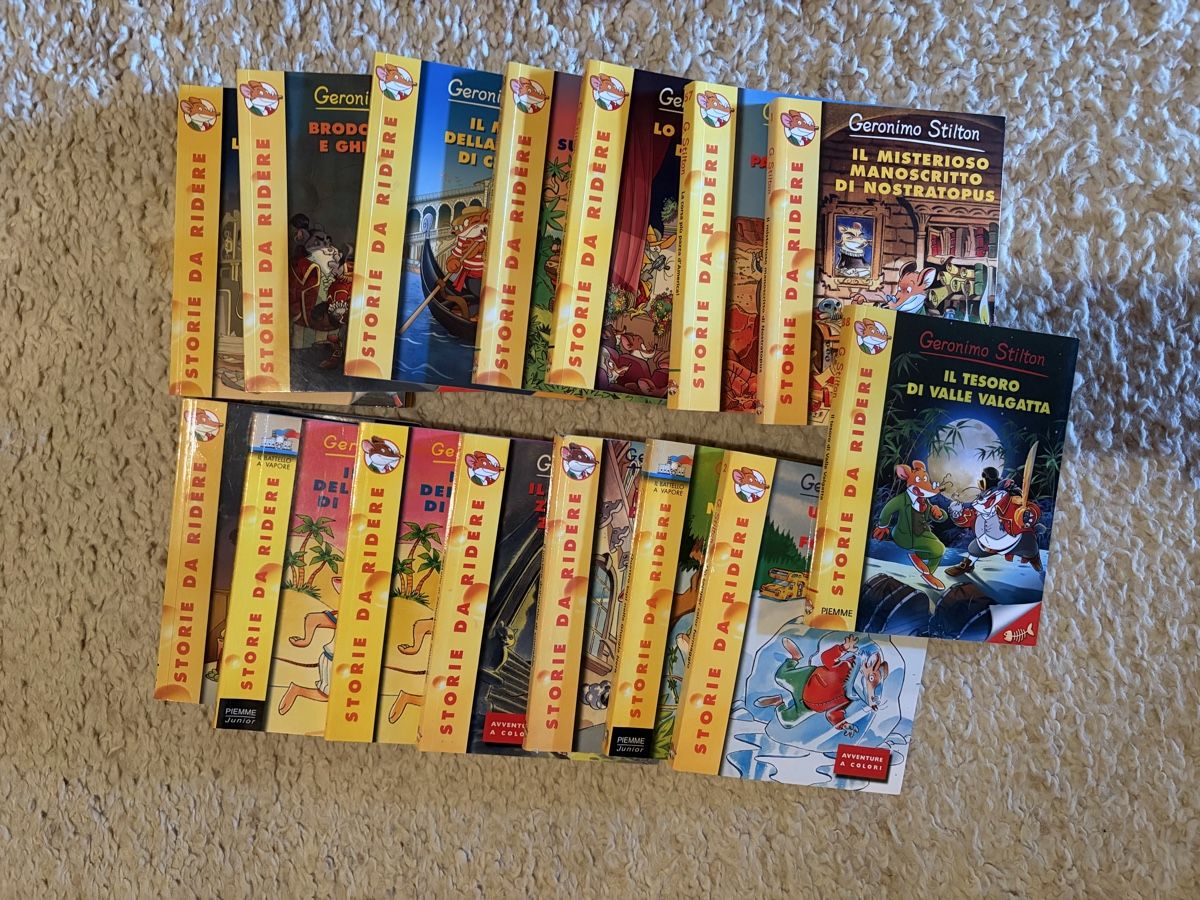 Libri: Lotto 18 Libri Geronimo Stilton Storie da Ridere  – Usato da Muzzano venduto da lod_vw2v