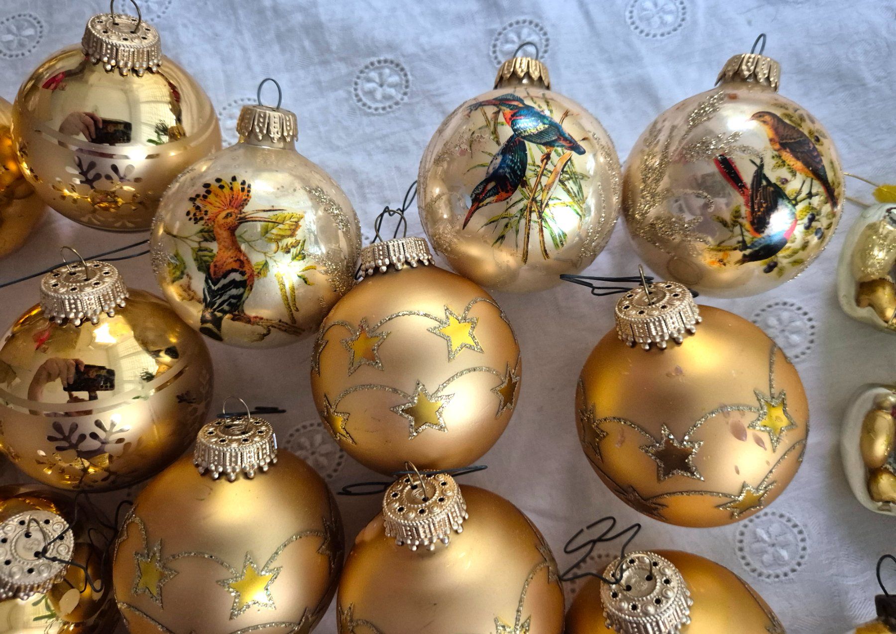 Tutte le decorazioni: Weihnachtskugeln Set Gold verschiedene Motive, gebraucht – Usato da Tecknau venduto da servus4492 4