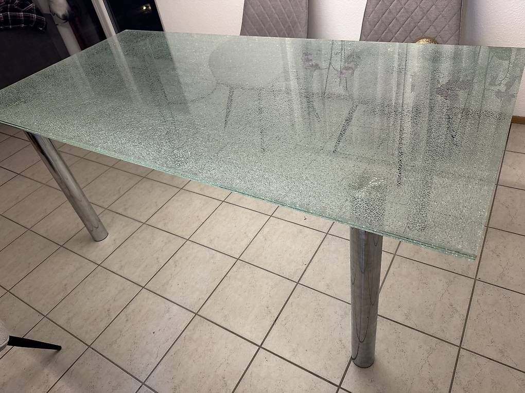 Tische: Massiver Glastisch – Gebraucht aus Rheineck von fra_kw5s 3