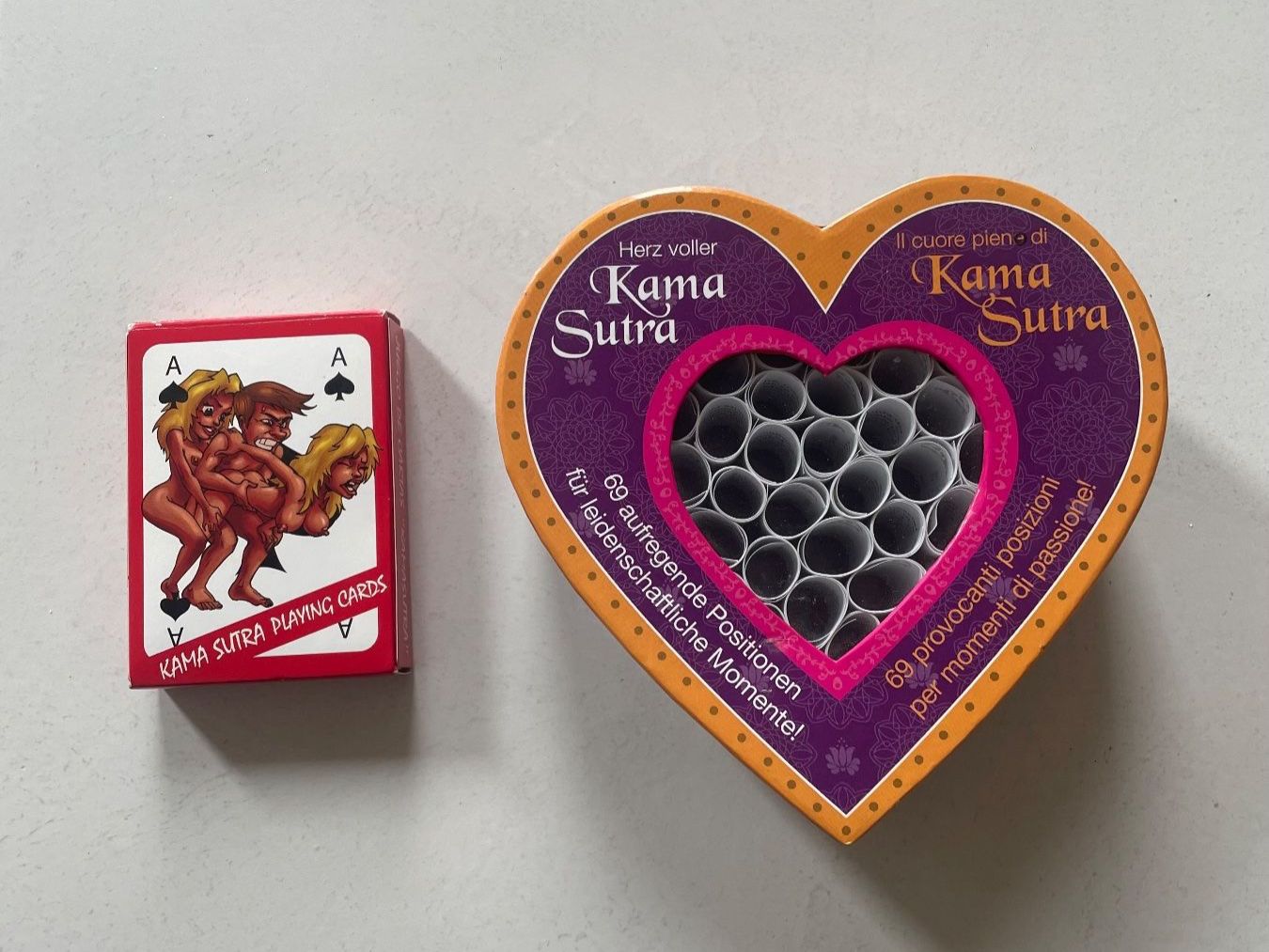 Giochi: 2 x Brettspiele Kama Sutra +18 - Playing Cards – Usato da Minusio venduto da Pink222