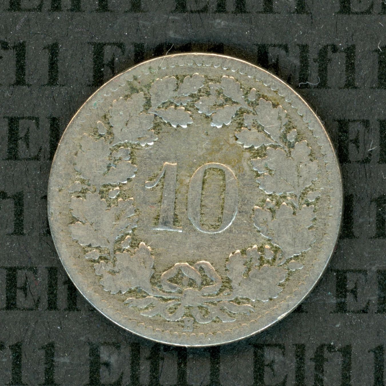 Tutti le monete: CHF___0.10 1882 s 10 Rappen – Usato da Widnau venduto da Elf11 1