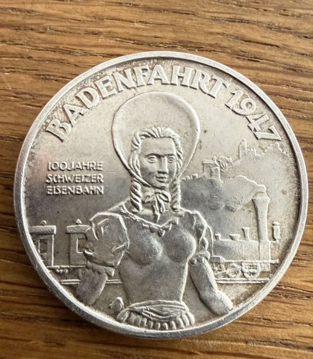 Alle Münzen: Silbermünze 1947 echt Silber Original – Gebraucht aus Goldach von Donpancho