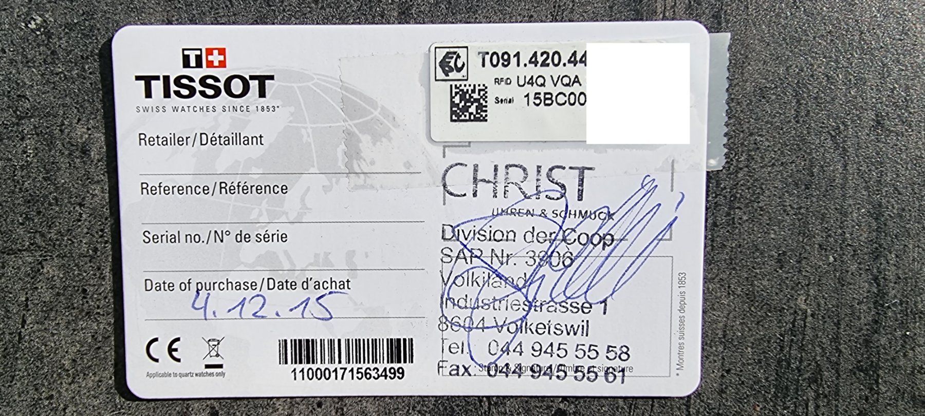Tissot Orologi: TISSOT T-Touch Expert Solar Titan – Usato da Volketswil venduto da Triumph 8