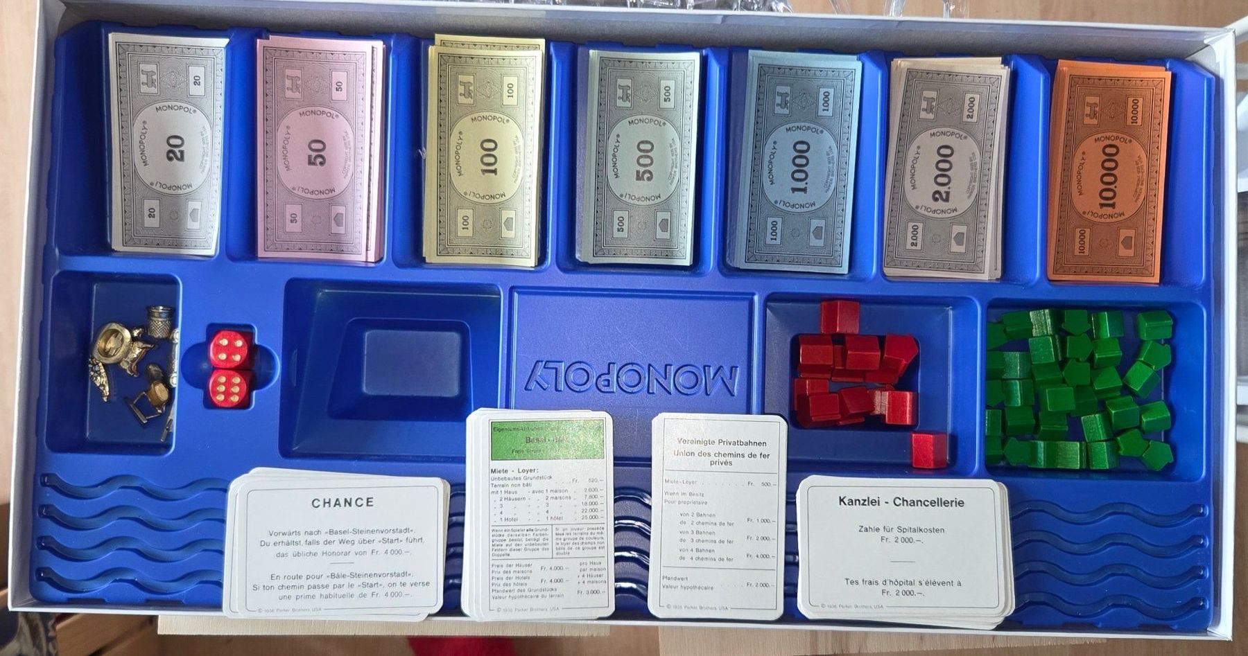 Parker Giochi: Monopoly De Luxe von 1985 – Usato da Gossau SG venduto da tenerife11 5