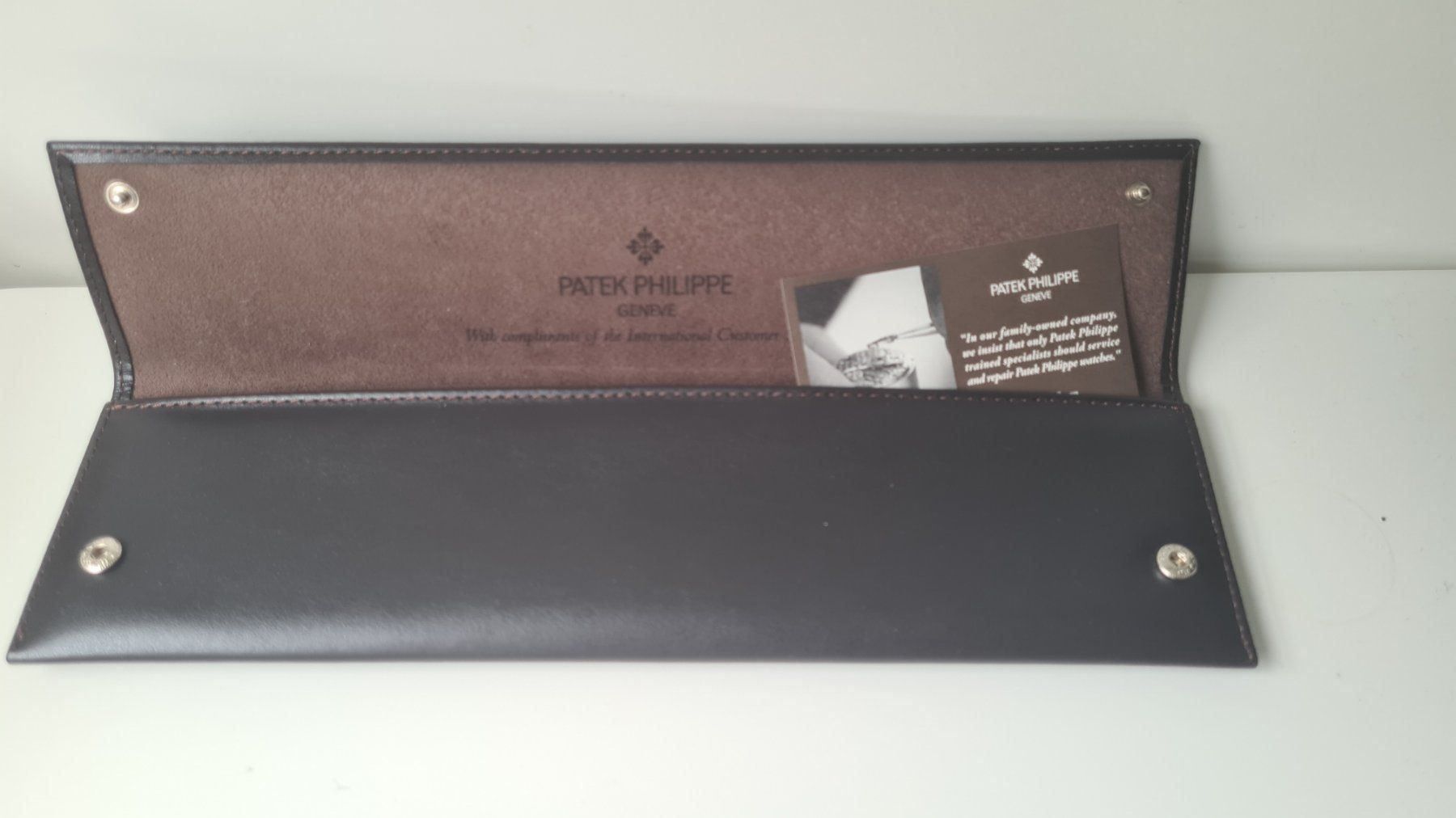 Patek Philippe Portafogli: Patek philippe travel pocket – Nuovo e nell'imballaggio originale da Genève venduto da Jouyt