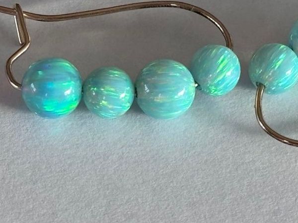 Orecchini pendenti & Orecchini a lobo: Opal Earring, Synthetic  Opal . – Nuovo (secondo la descrizione) da Dübendorf venduto da S1973E 2