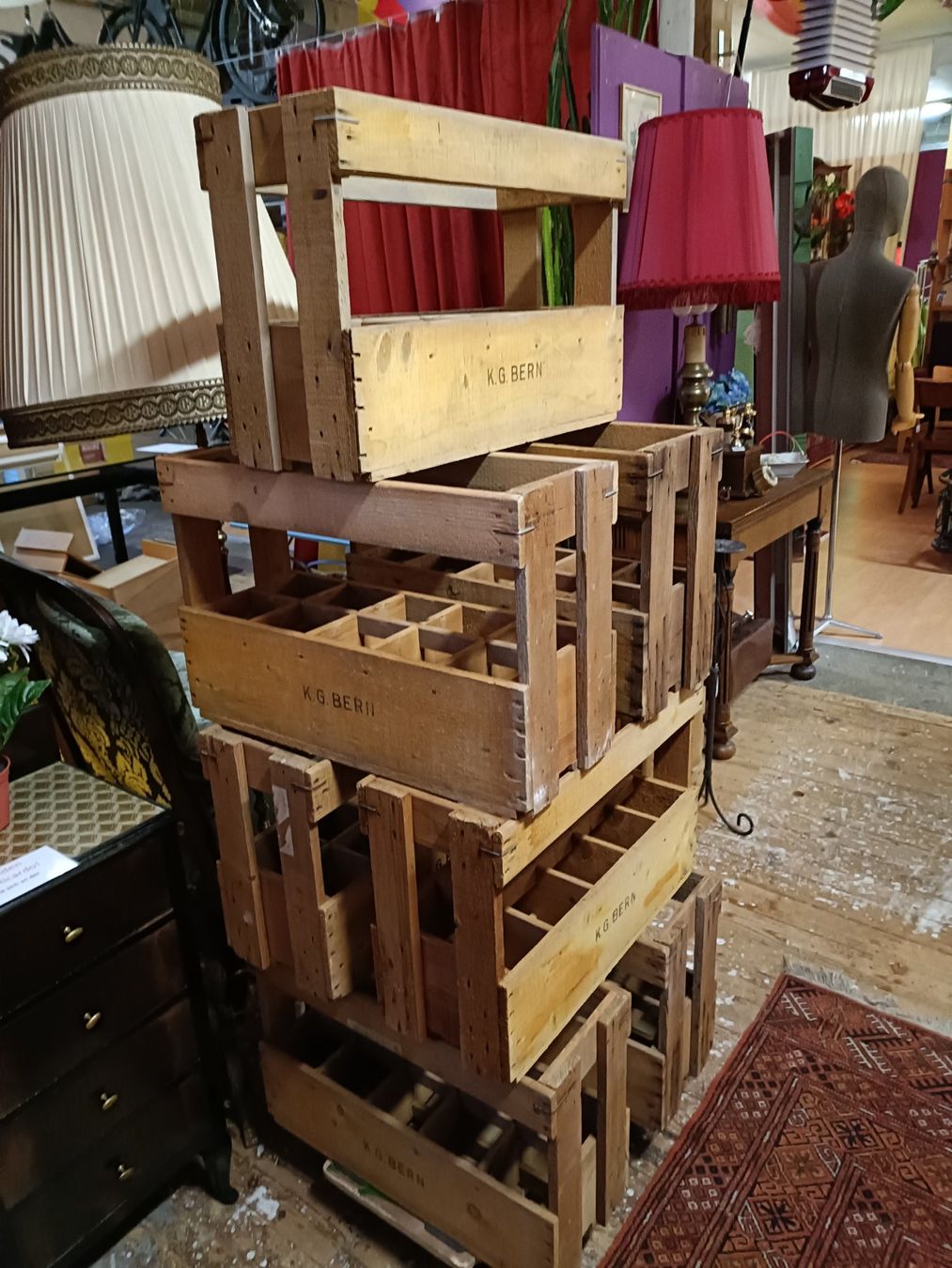 Articoli in legno: Flaschenträger – Usato da Köniz venduto da Brockenreich 5