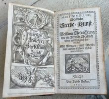 antikes Buch Martin Moller Sterbekunst Gessner 1703