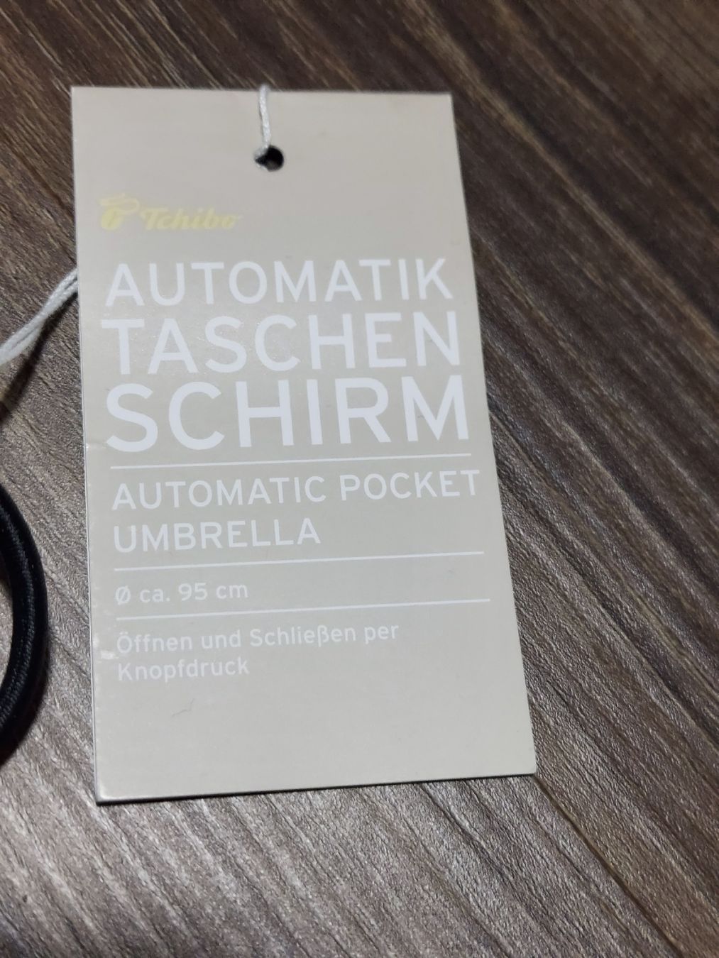 Ombrelli: Kompakter Tchibo automatik Taschenschirm NEU – Nuovo e nell'imballaggio originale da Altishofen venduto da tammy05 2