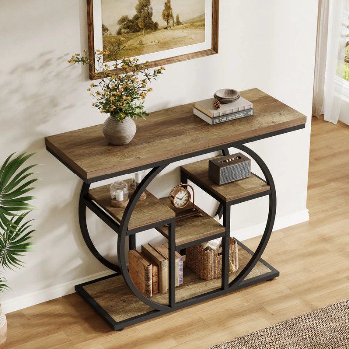 Tavoli: Konsolentisch 105cm 4 Ebenen Industrial – Nuovo e nell'imballaggio originale da Gretzenbach venduto da Genfi-Shop 5