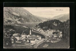 Sils-Maria, Totale vom Berg aus gesehen