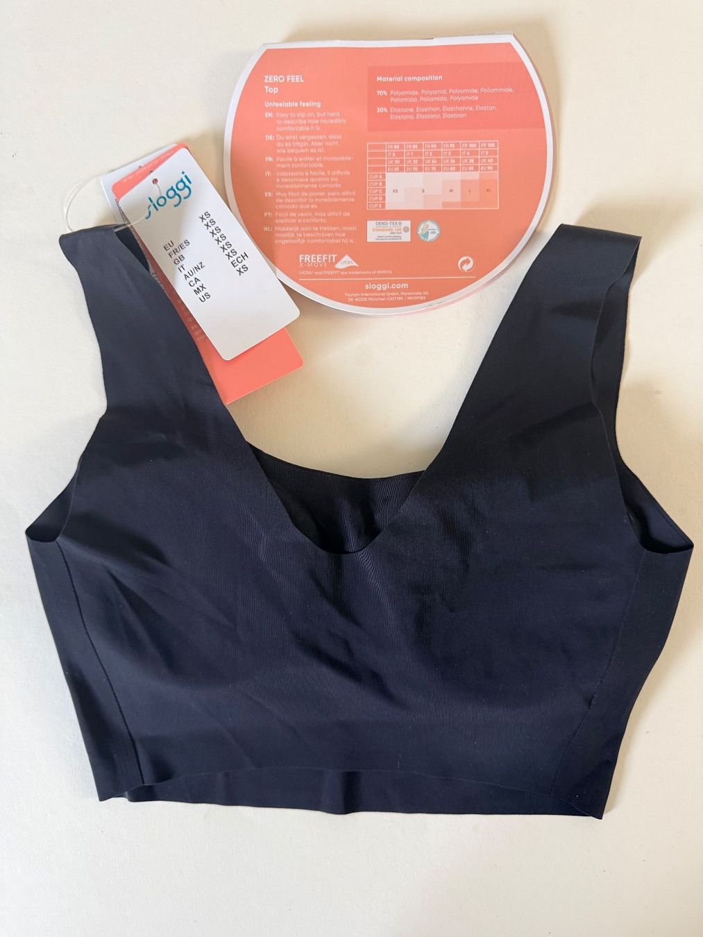 Sloggi Altra biancheria intima: SLOGGI, Top ZERO FEEL, Grösse XS, Farbe Schwarz – Nuovo e nell'imballaggio originale da Rudolfstetten venduto da gst_g7xl 2