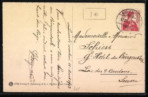 Cartes postales: AK Rigi-First, Blick auf den Felsenweg – D'occasion à Berlin par bartko-reher 1