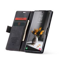 Galaxy S23 Ultra - étui à rabat portefeuille support noir