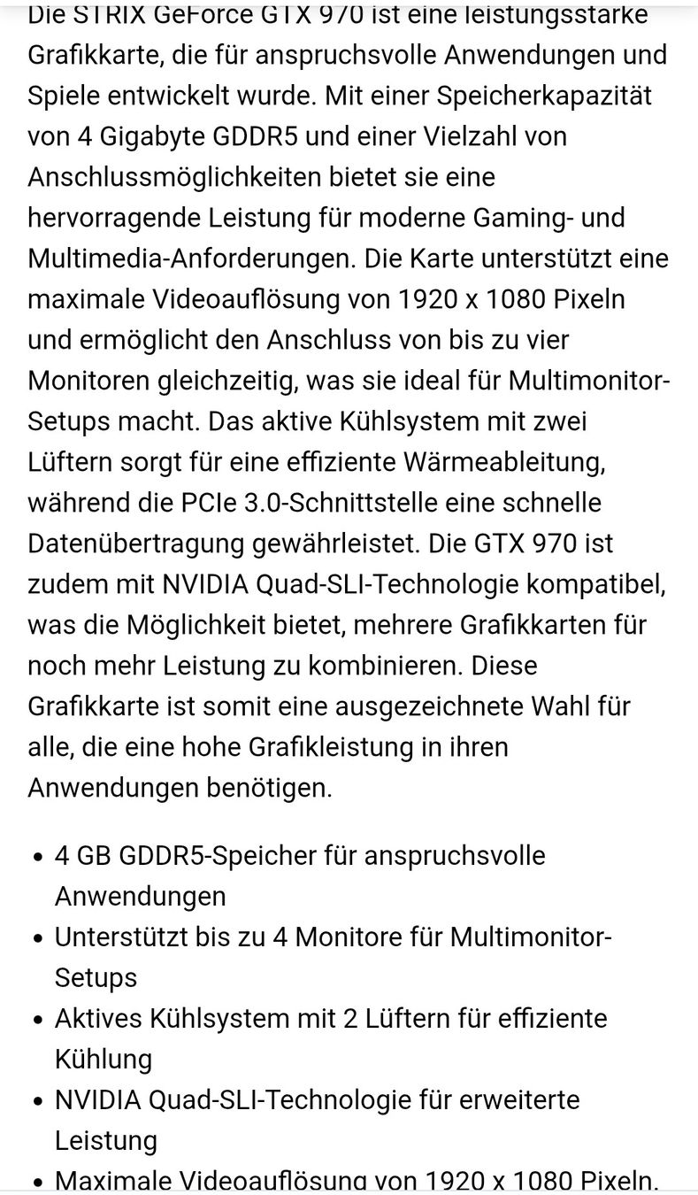 Asus Grafikkarten: ASUS STRIX GeForce GTX 970 – Gebraucht aus Luzern von d4nii_95 1
