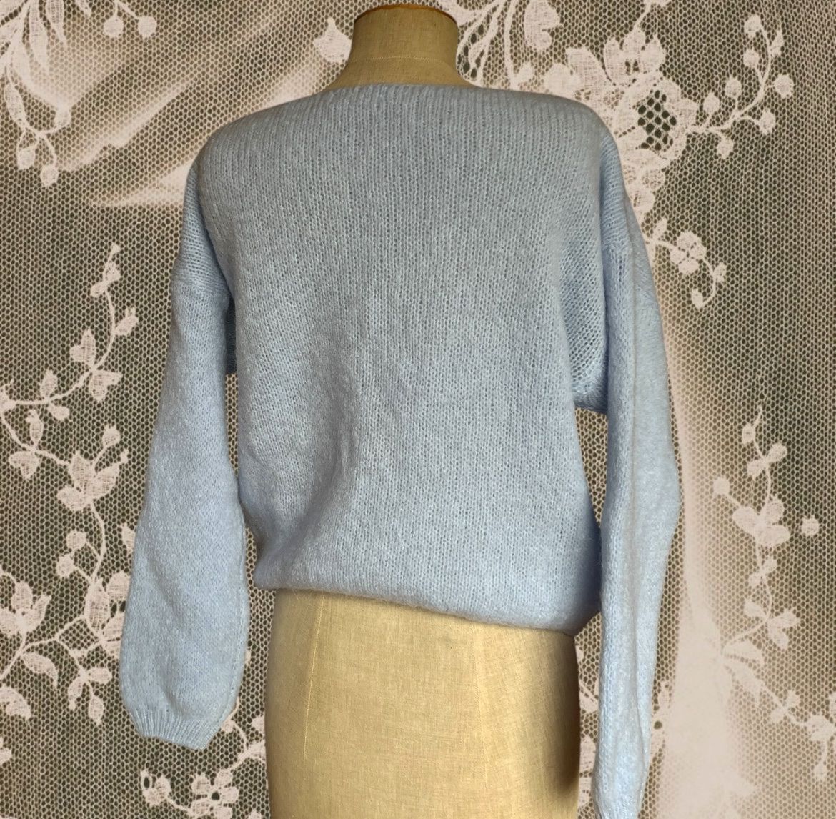 Giacche: Vintage Dressing Strickjacke, hellblau, Gr. S – Nuovo (secondo la descrizione) da Seuzach venduto da sweetchameleon 2