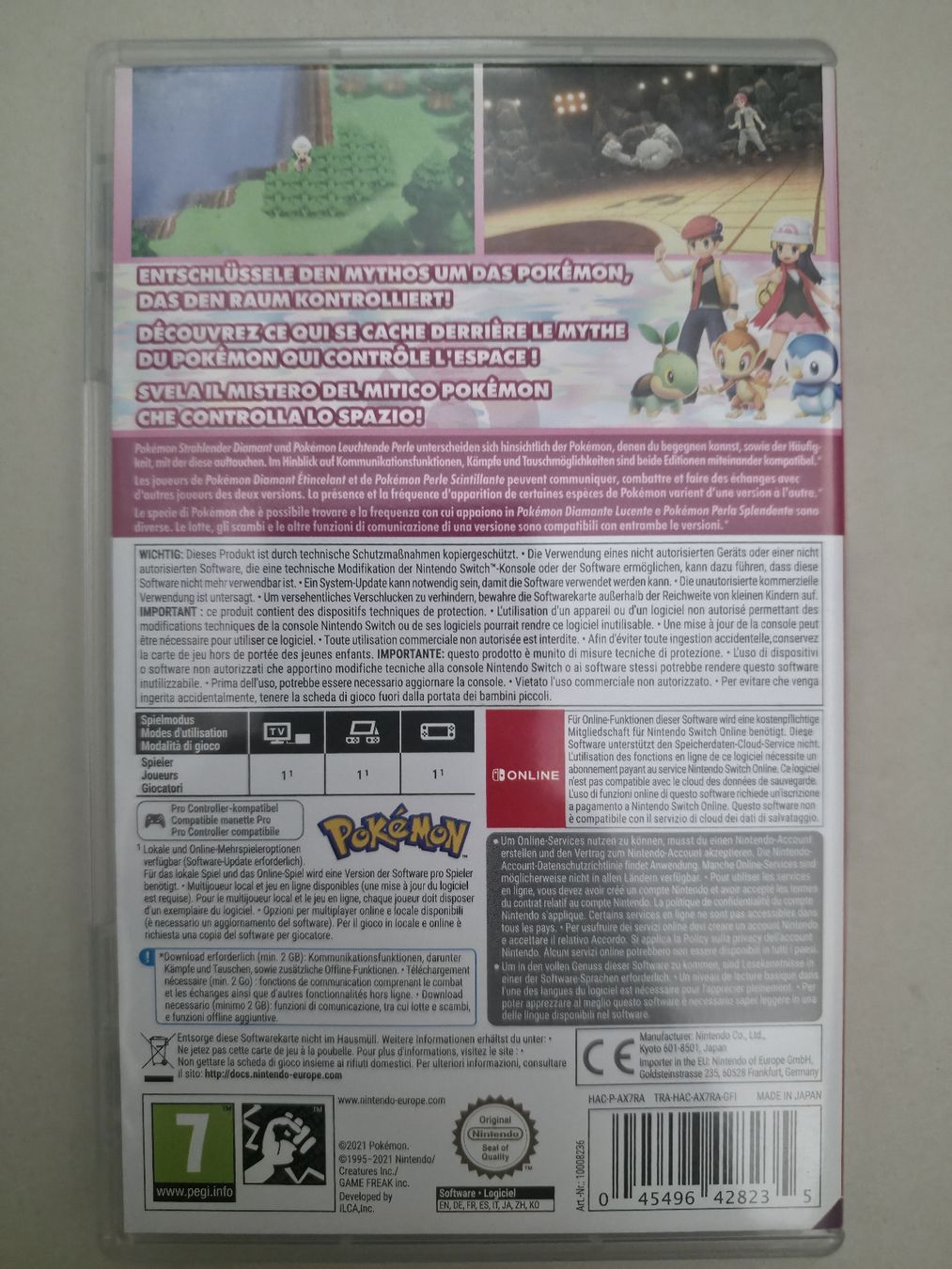 Pokémon Giochi: Pokemon Leuchtende Perle - Nintendo Switch – Usato da Zürich venduto da jabo22 1