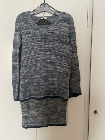 H&M Strickkleid zweiteilig Gr. S Herbst Set elegant