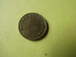 Dt. Reich 1938 A, 5 Reichspfennig