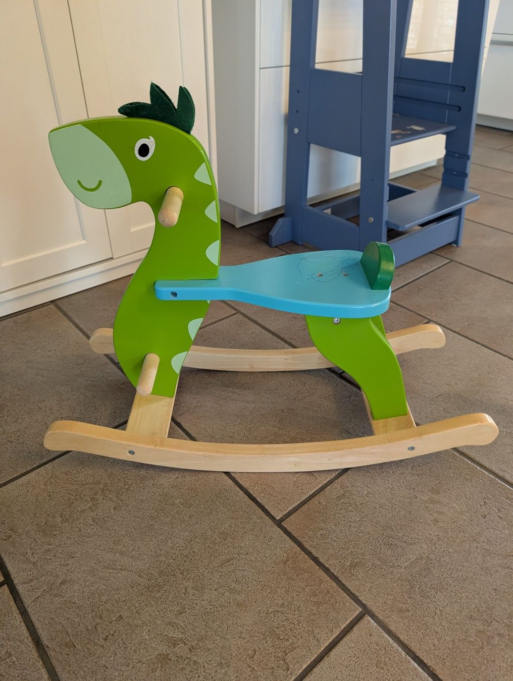 Altre altalene da giardino: Dino Schaukelpferd aus Holz – Usato da Anwil venduto da Arka82 1