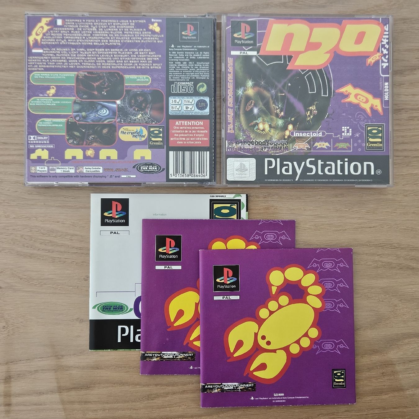 Giochi: N2O Nitrous Oxide - PS1 – Usato da Delémont venduto da Max-VideoGames
