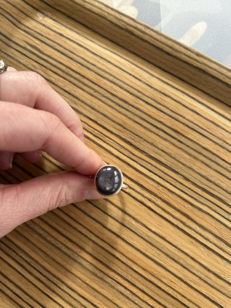 Anelli: Ring Silber mit Sternrubin – Usato da Birsfelden venduto da Exclusivity 1
