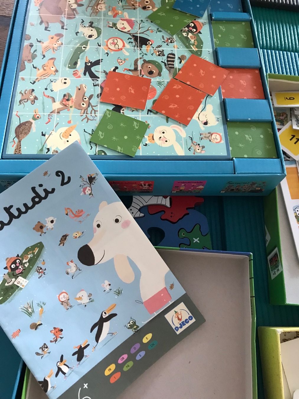 Djeco Spiele: 8 Spiele ab 6 Jahre – Gebraucht aus Affoltern am Albis von variablend 5