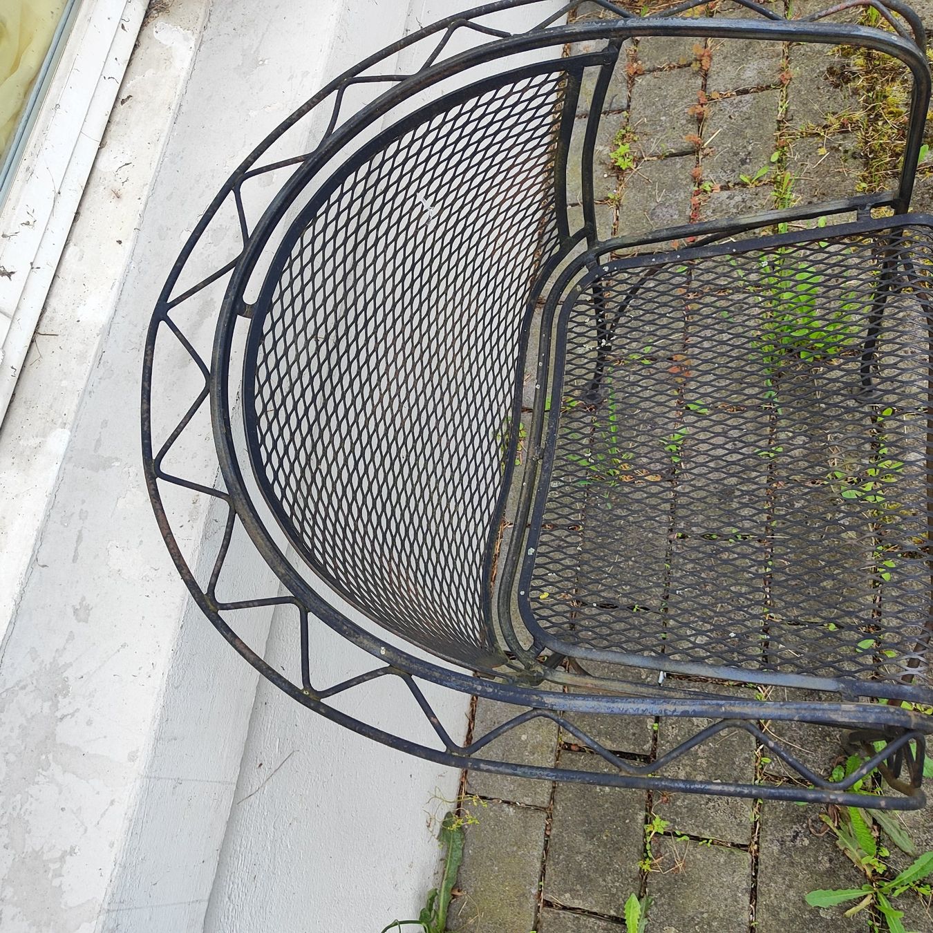 Set di tavolo e panche: Garten garnitur aus Metall – Usato da Langnau am Albis venduto da Judithsebi 1