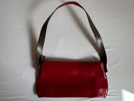 Schultertasche, rot, Top Zustand!