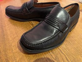 Herrenschuhe Leder ,Claudio Conti, schwarz, Gr.41