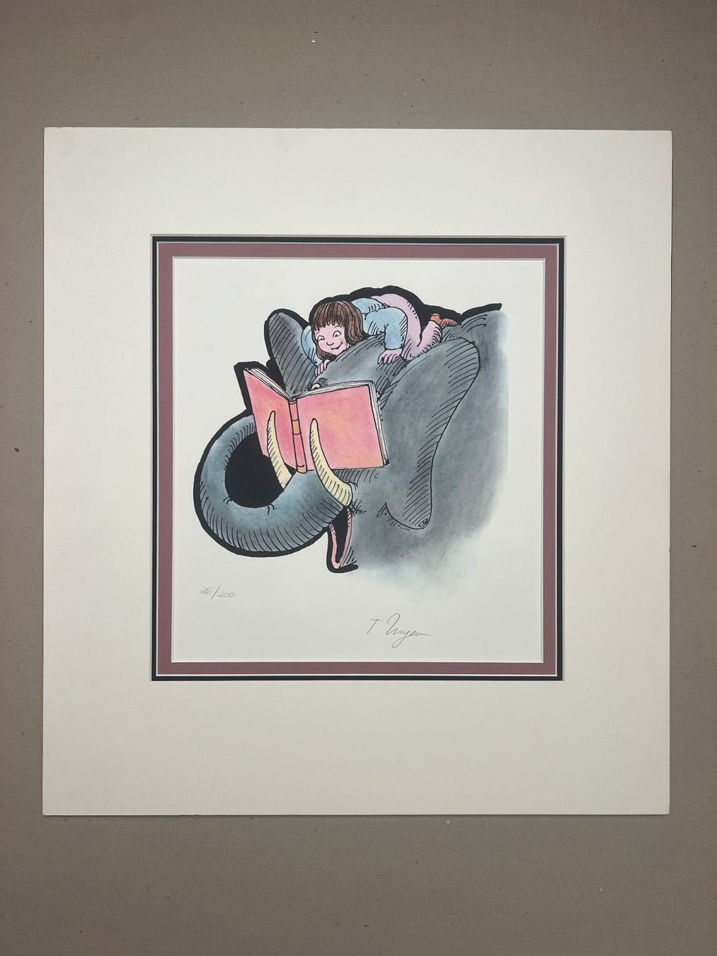 Grafica & Litografie: Tomi Ungerer, handsigniert – Usato da Rain venduto da Pic-Ass 3