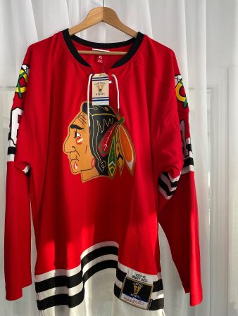 Chicago Blackhawks Trikot Gr. XL (Vintage Hockey) Rot/Wei...