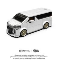 Toyota VAN Alphard "Toyota" Serie (HappyBuild/Lego kompatibe