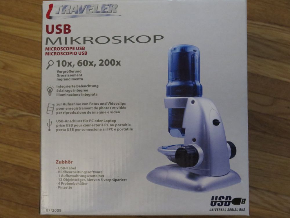 Traveler USB Mikroskop SU 1071 USB Windows 7 Kaufen auf Ricardo