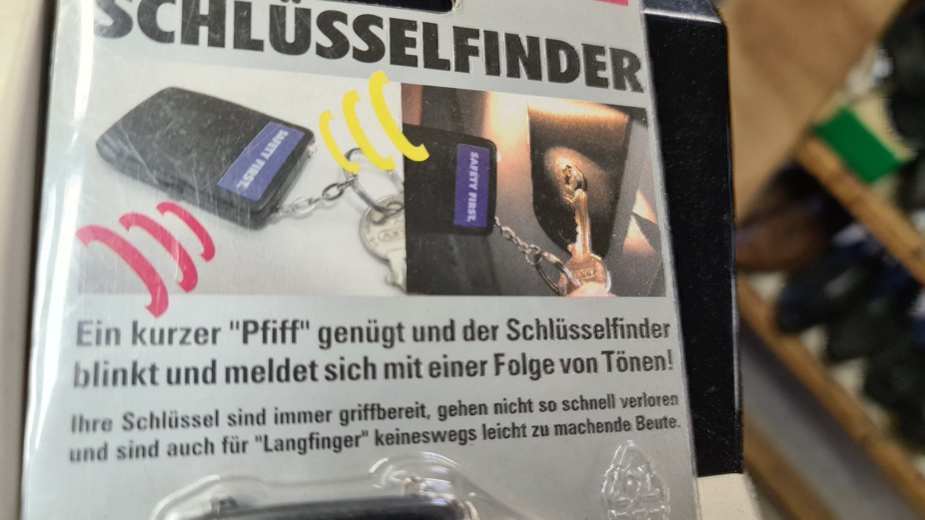 Alarmanlagen: Schlüsselfinder – Neu und originalverpackt aus Sins von sagitarius58 2