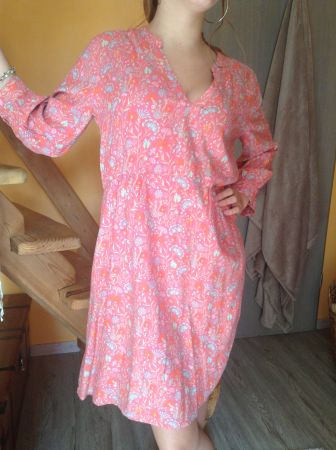 Wunderschönes Sorgenfri Sylt Sommer Kleid Dress Gr. M