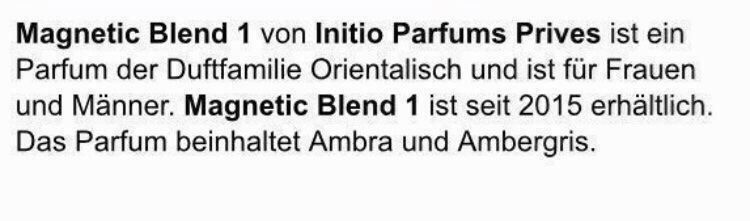 Initio Profumi & Eau de Toilette: INITIO MAGNETIC BLEND 1 Abfüllung 2 ml – Nuovo (secondo la descrizione) da St. Gallen venduto da lfs_nxl8 3