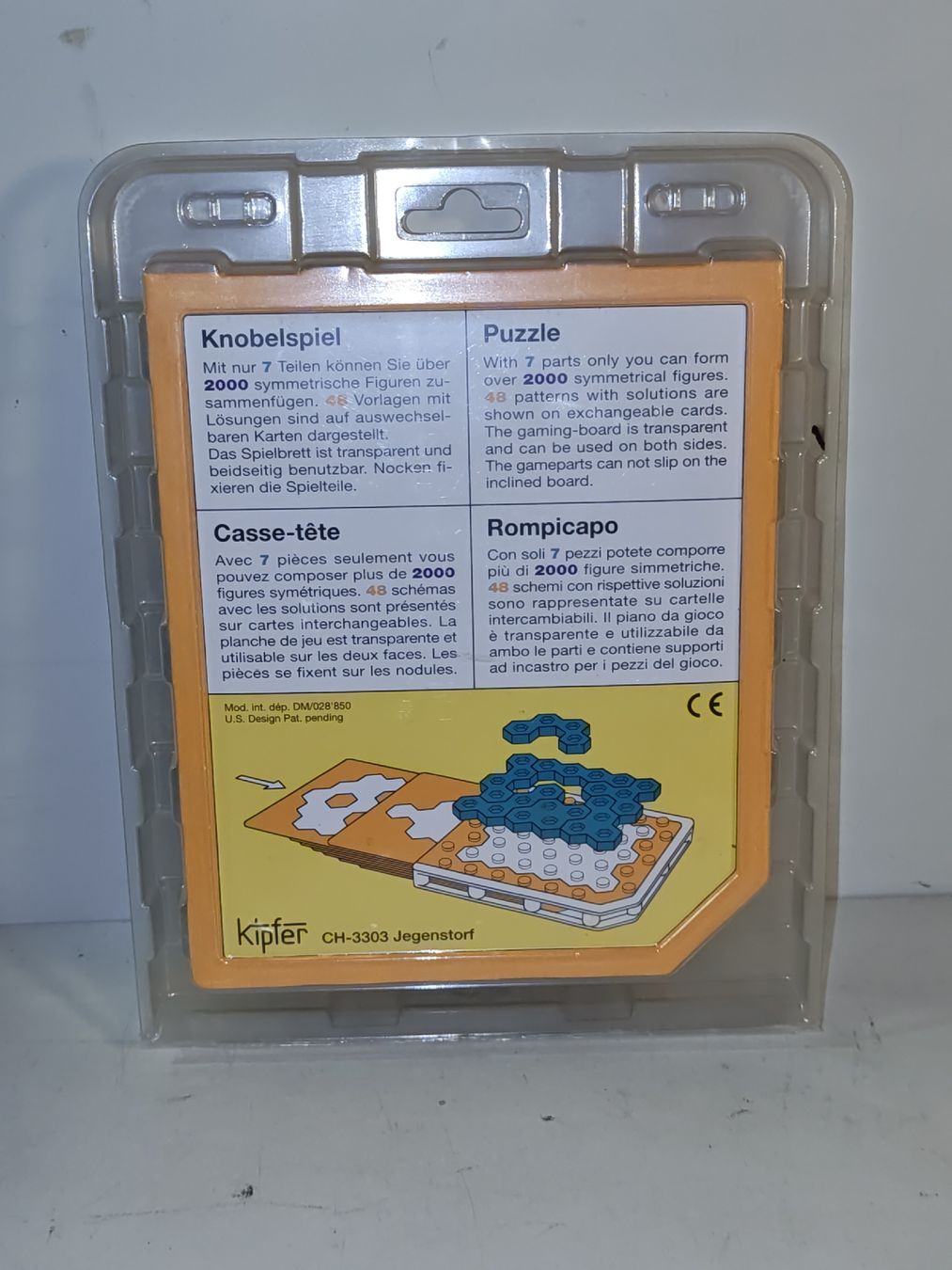 Giochi: Kniffliges Hexan Puzzle - Denkspiel (nov492) – Nuovo e nell'imballaggio originale da Künten venduto da Schnaepplihuus 1