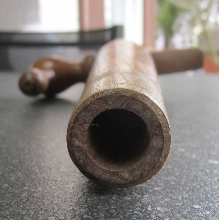 Fass-Zapfhahn aus Holz, mit Korkdichtung am Hahn (Gebraucht) in ...