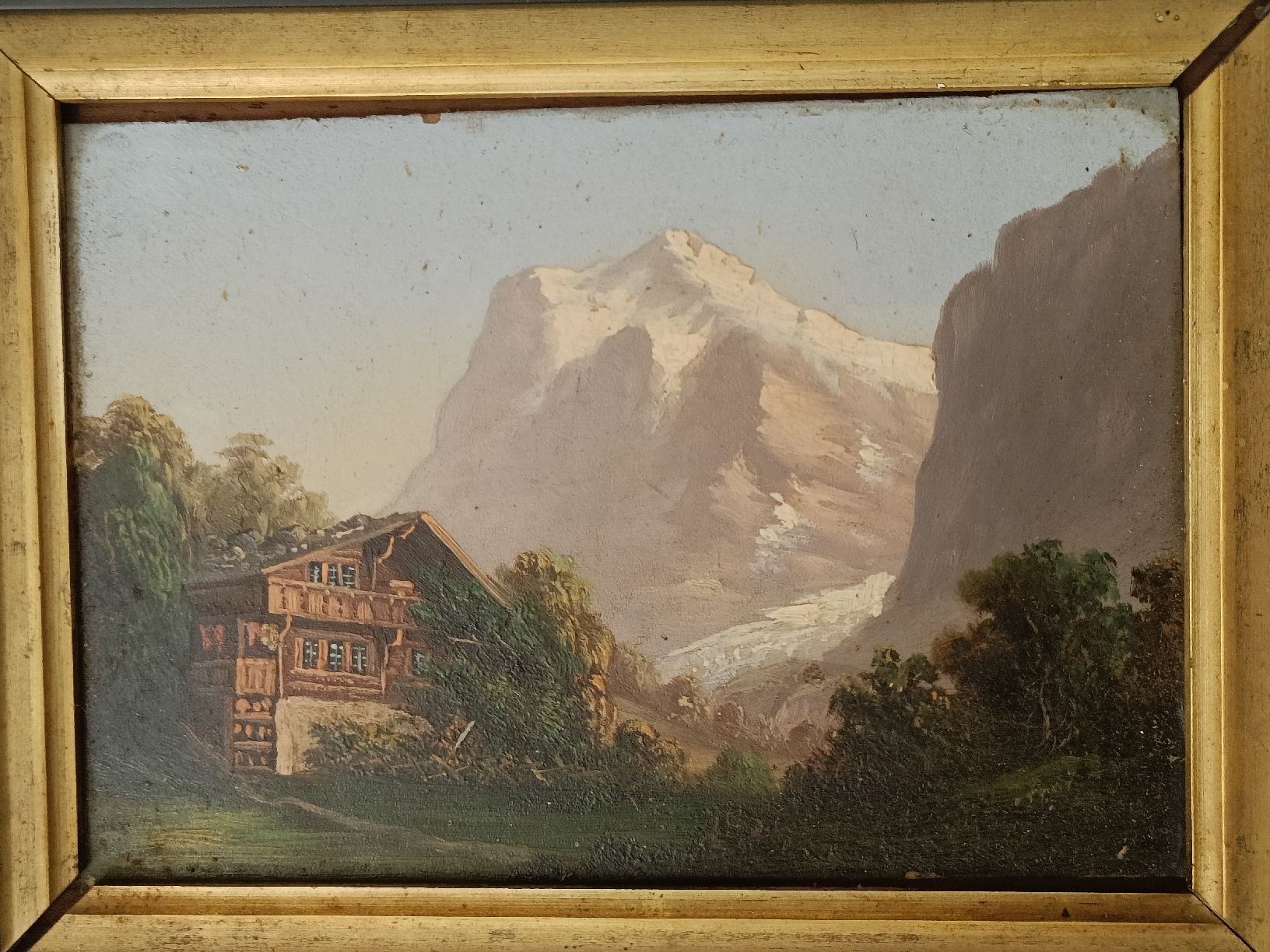 Dipinti: Zwei Klein Gemälde / Berner Oberland original Gerahmt – Usato da Brugg AG venduto da Ente015 4