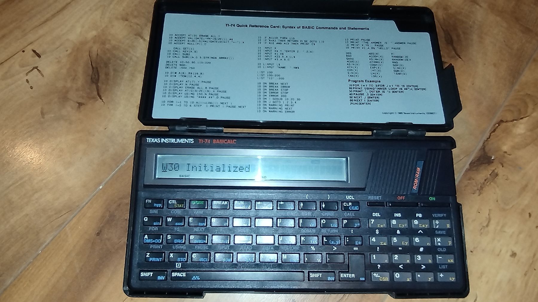 Texas Instruments Calcolatrici tascabili: TI-74 – Usato da Domdidier venduto da look80486 5