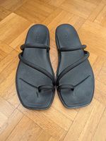 Crocs schwarze Zehensandalen Flip Flops 37/38 Y2K 2000er